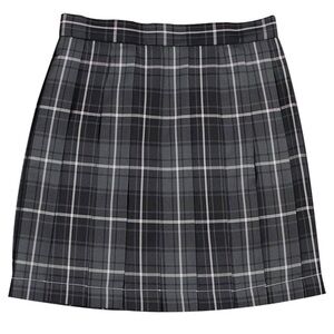 TAMYID Pleated Plaid Skirt with High Waist
